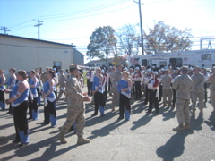 Marines Thanking Band